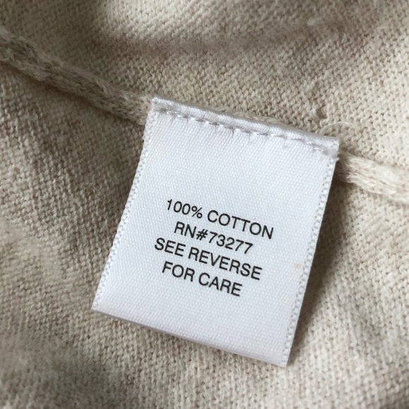 Elle 100% Cotton Cream Cropped Cardigan XS - Picture 8 of 16